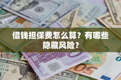 武汉借钱担保费怎么算？有哪些隐藏风险？