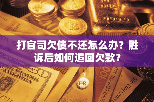 武汉打官司欠债不还怎么办？胜诉后如何追回欠款？