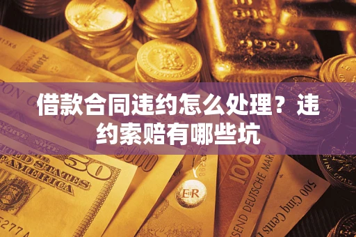 武汉借款合同违约怎么处理？违约索赔有哪些坑
