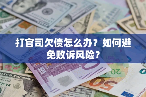 武汉打官司欠债怎么办？如何避免败诉风险？