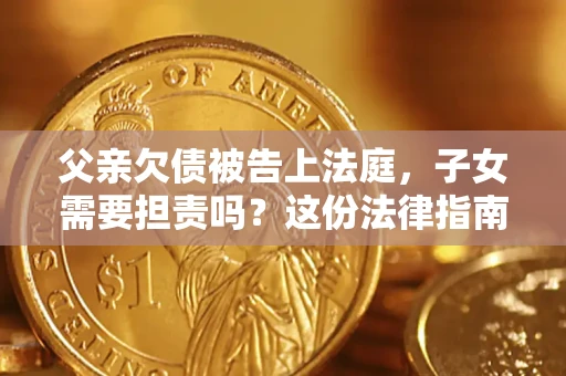 武汉父亲欠债被告上法庭，子女需要担责吗？这份法律指南必须看完