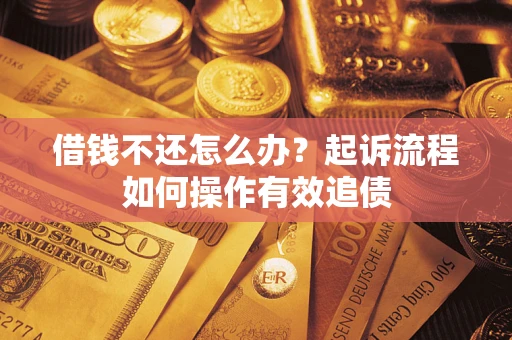 武汉借钱不还怎么办？起诉流程如何操作有效追债