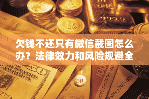 武汉欠钱不还只有微信截图怎么办？法律效力和风险规避全解析
