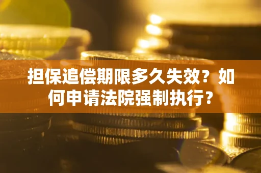 武汉担保追偿期限多久失效？如何申请法院强制执行？