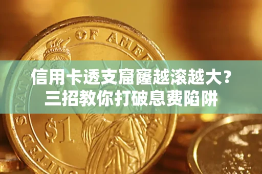武汉信用卡透支窟窿越滚越大？三招教你打破息费陷阱