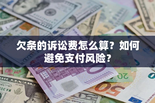 武汉欠条的诉讼费怎么算？如何避免支付风险？